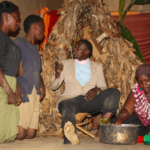 The Opening scene of the Dynamo theatre production of George Ngobi's play Loud Silence, creating awareness on child trafficking and child labor