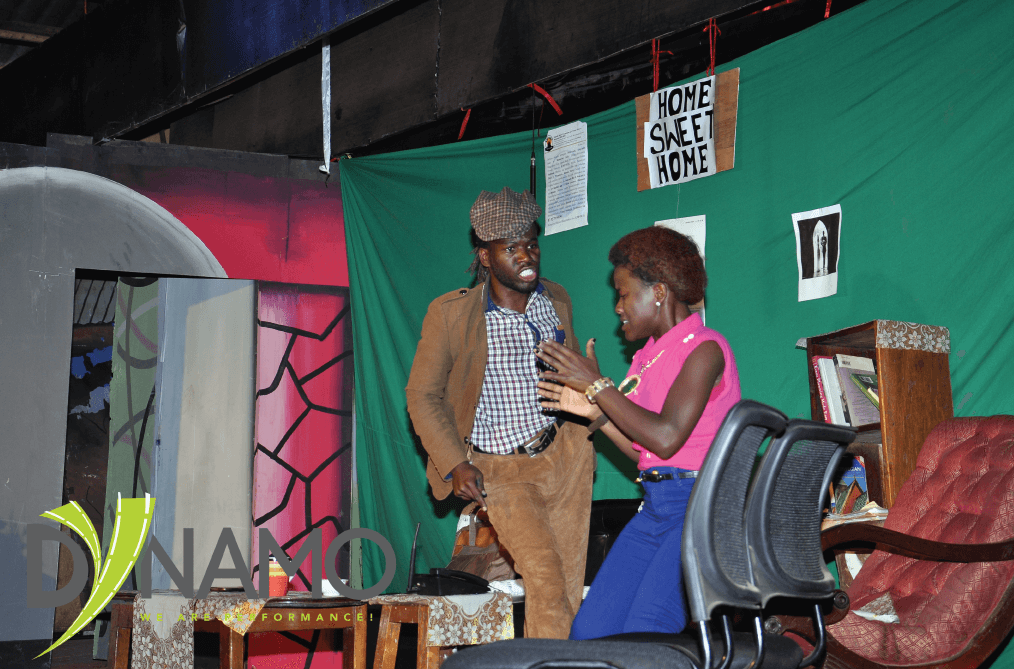 A scene from the Dynamo theatre production of Okiya Okoiti's Echoes of Silence